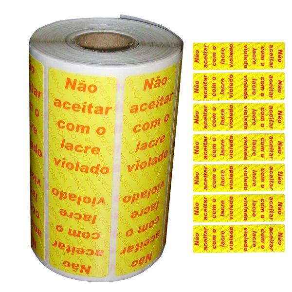 Lacre plastico de segurança