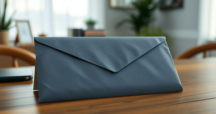 Envelope de segurança personalizado garante proteção e estilo para suas correspondências