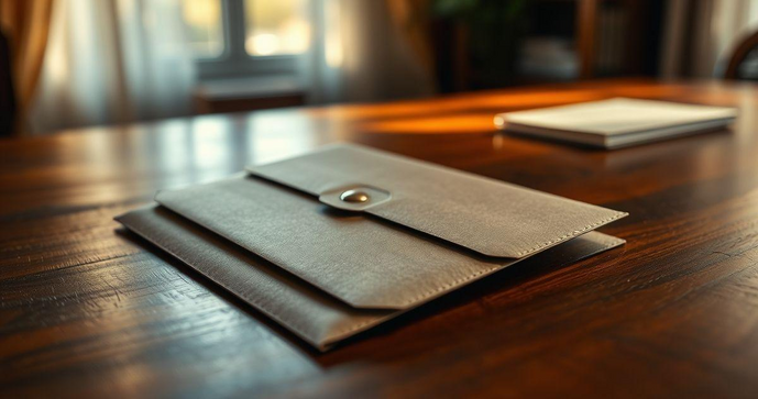 Envelope de segurança personalizado para proteger seus documentos