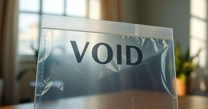 Envelope de Segurança Plástico VOID para Proteger seus Documentos